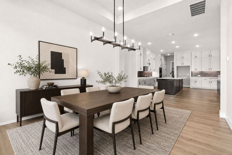Furnished interior view inside a new home in Leander Estates, Leander (Image 5).