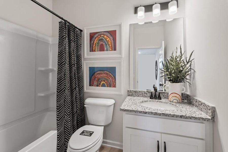 Furnished interior view inside a new home in Summit at Gateway, Jasper (Image 27). Furnished interior view inside a new home in Summit at Gateway, Jasper (Image 27).