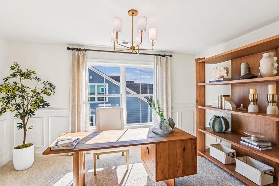Furnished interior view inside a new home in , Moncks Corner (Image 37). Furnished interior view inside a new home in , Moncks Corner (Image 37).