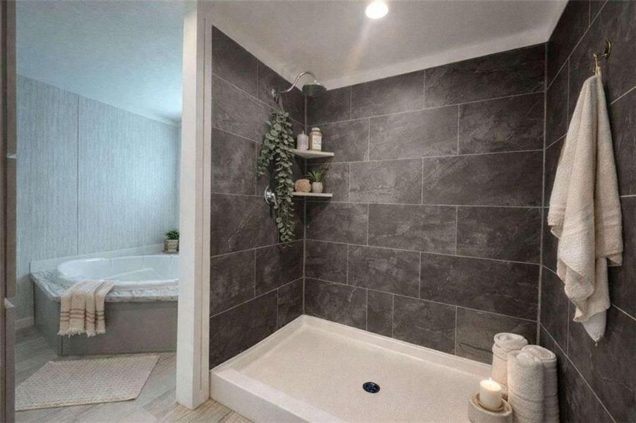 Furnished interior view inside a new home in , Elberton (Image 13).