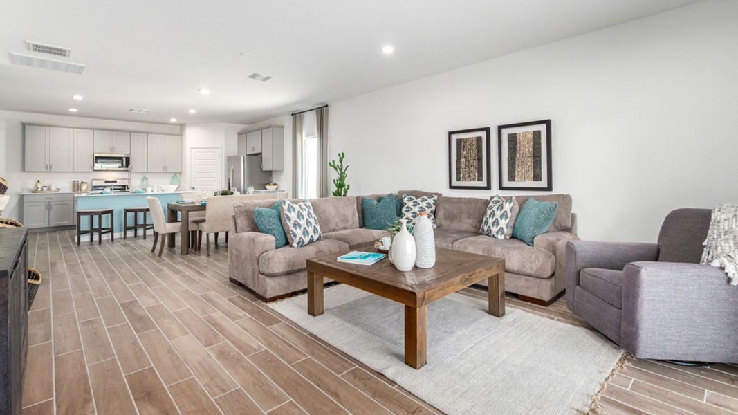 Furnished interior view inside a new home in Saguaro Bloom, Marana (Image 4).