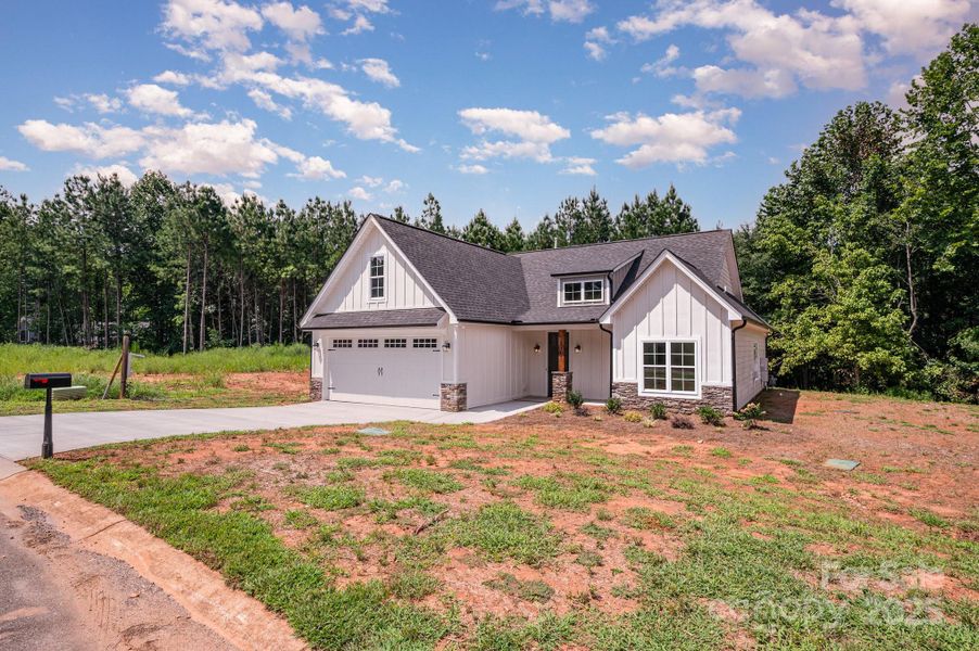 Front exterior of a new home in , Salisbury, NC, highlighting curb appeal (Image 17).
