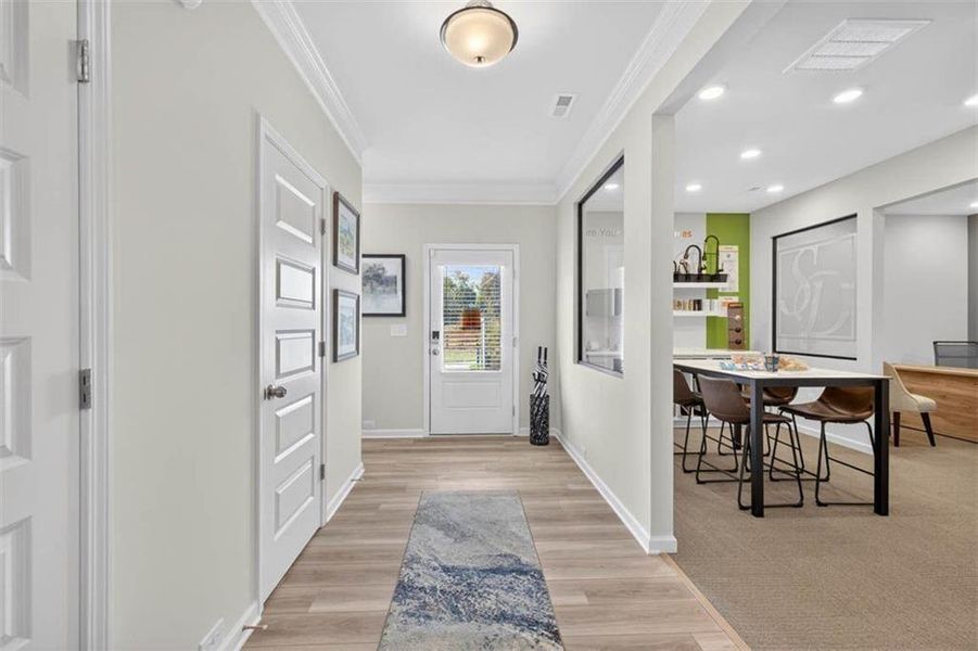 Furnished interior view inside a new home in Laurel Ridge, Rock Spring (Image 30).