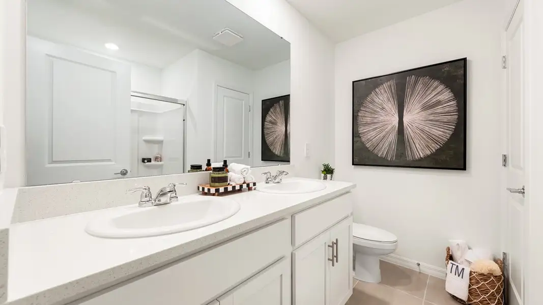 Representative furnished interior of a home built from the Hazel by Taylor Morrison in The Towns at Firethorn, Parrish (Image 11).