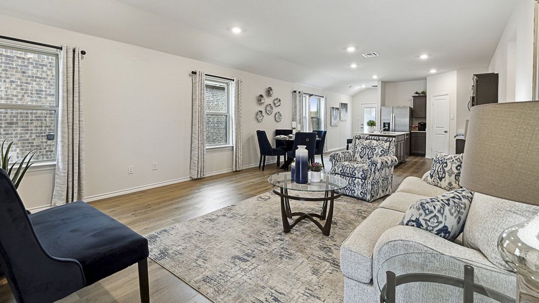 Furnished interior view inside a new home in Wildcat Ranch, Crandall (Image 14).
