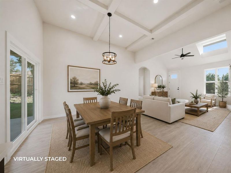 Virtually Staged Dining Area Virtually Staged Dining Area