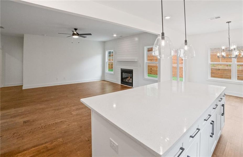 Furnished interior view inside a new home in , Decatur (Image 5).