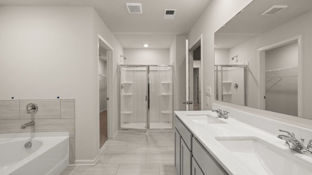 Furnished interior view inside a new home in Independence Villas and Townhomes, Loganville (Image 11).