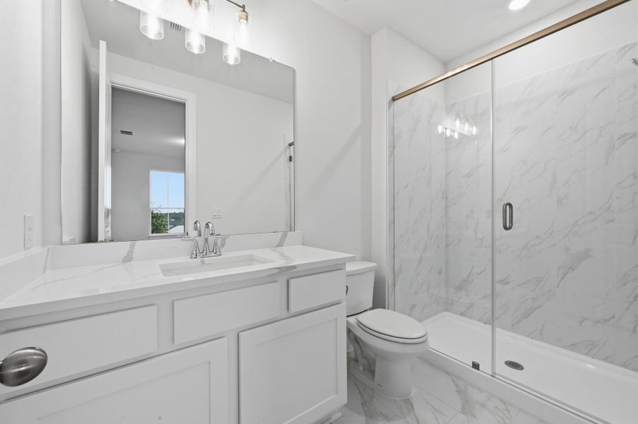 Furnished interior view inside a new home in Provence, Austin (Image 11).