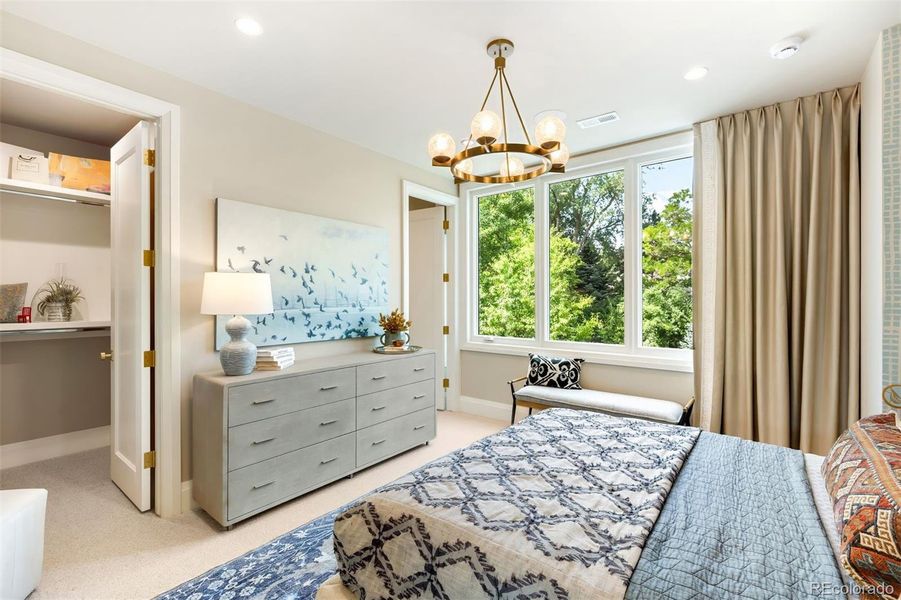 Furnished interior view inside a new home in , Denver (Image 29). Furnished interior view inside a new home in , Denver (Image 29).