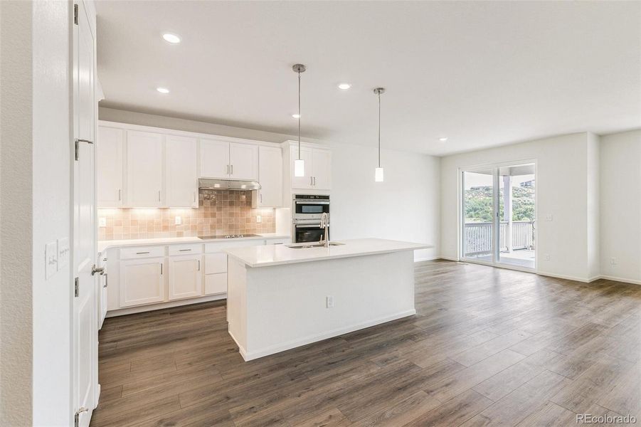 Furnished interior view inside a new home in Terrain Oak Valley, Castle Rock (Image 11).