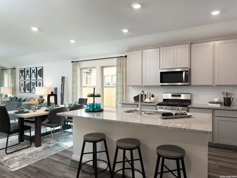 Furnished interior view inside a new home in , San Antonio (Image 4).
