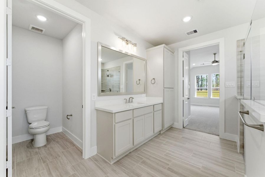 Furnished interior view inside a new home in The Highlands, Porter (Image 8).