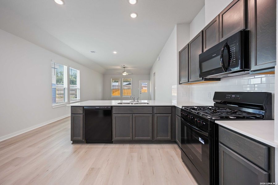 Furnished interior view inside a new home in Red Hawk Landing, San Antonio (Image 5).