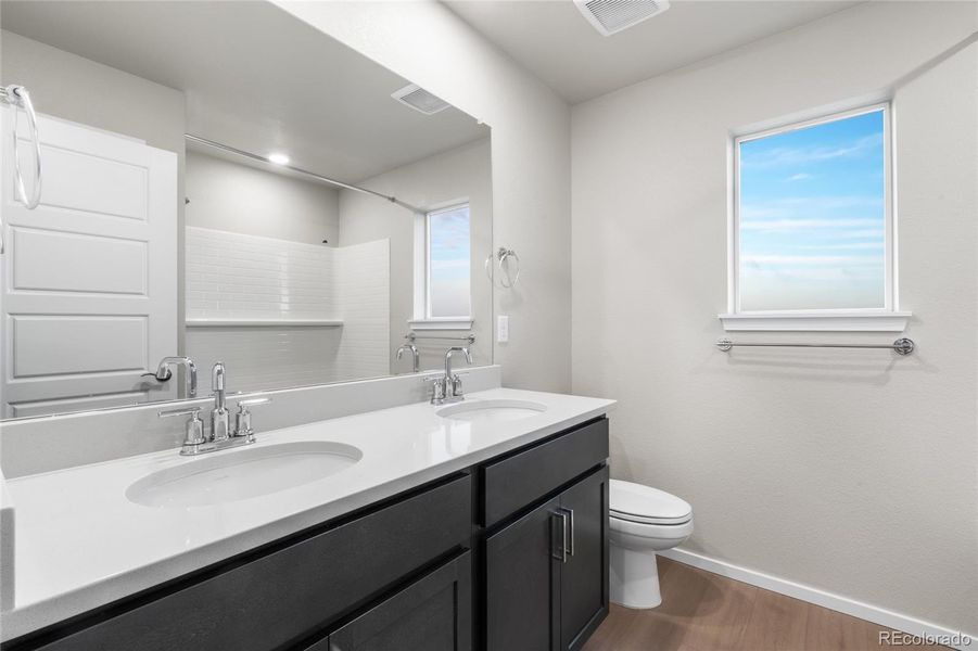 Furnished interior view inside a new home in Wolf Creek Run West, Strasburg (Image 12).