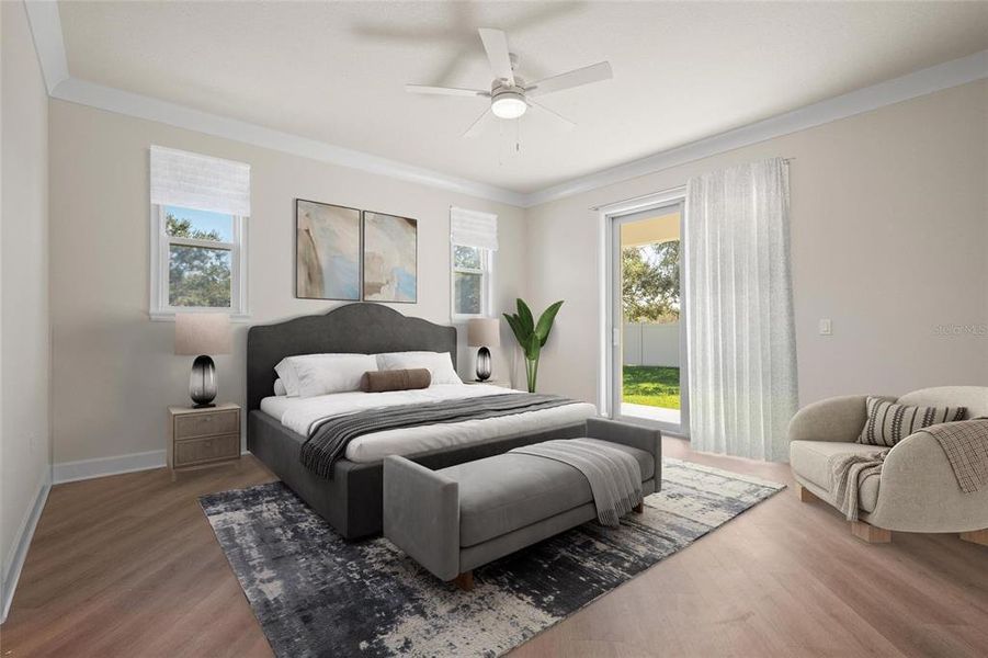 Furnished interior view inside a new home in , Tarpon Springs (Image 12).