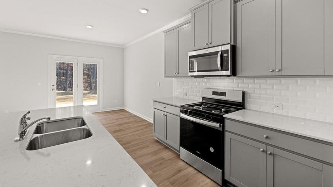 Furnished interior view inside a new home in Hamptons at Riverwood South, Dallas (Image 10).