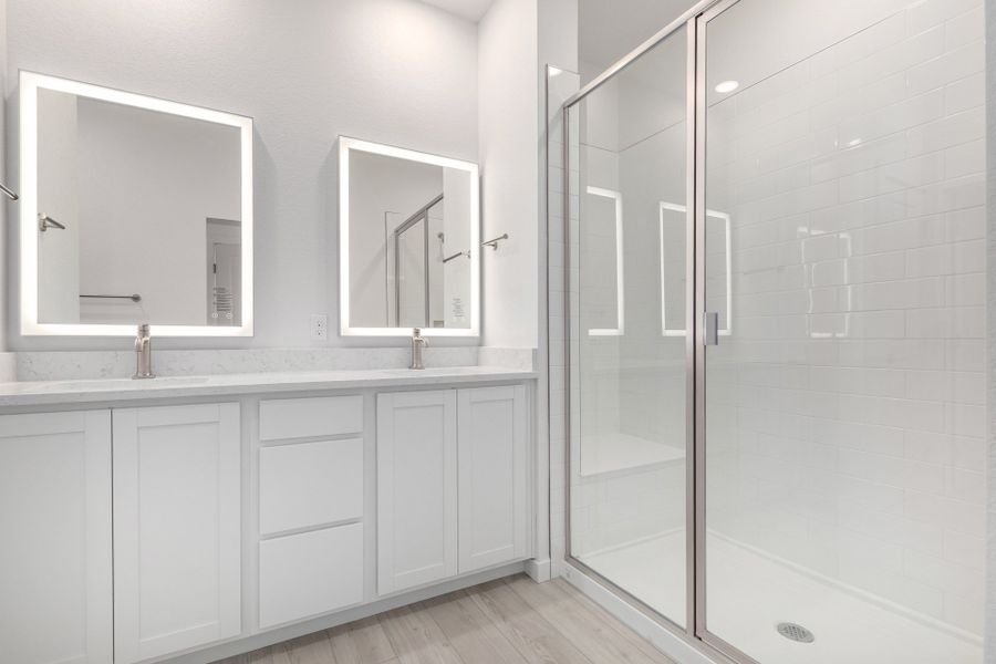 Furnished interior view inside a new home in Gateway Commons, Denver (Image 9).