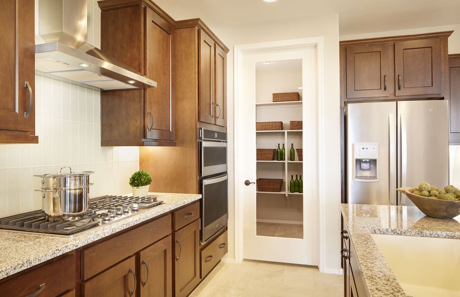 The Kitchen Allows for Elegant Cabinet Options