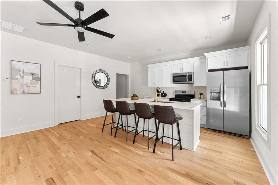 Furnished interior view inside a new home in , Atlanta (Image 16).