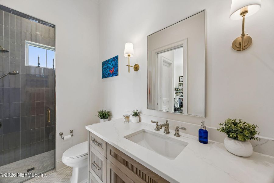 Furnished interior view inside a new home in , Jacksonville (Image 47).