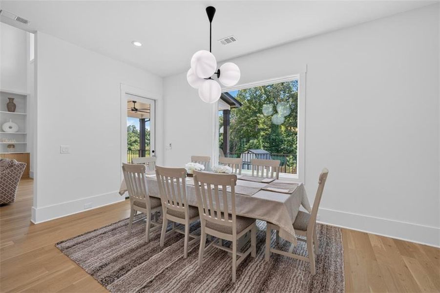 Furnished interior view inside a new home in , Buford (Image 56).