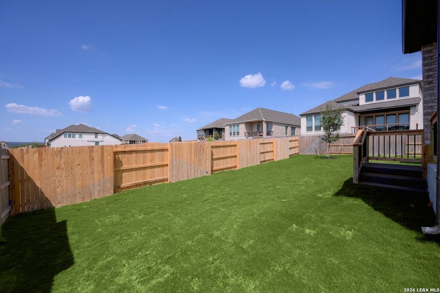 Exterior details and patio area of a home in Homestead, Schertz (Image 2).