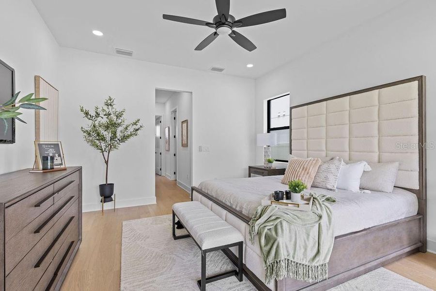 Furnished interior view inside a new home in , Tampa (Image 11).