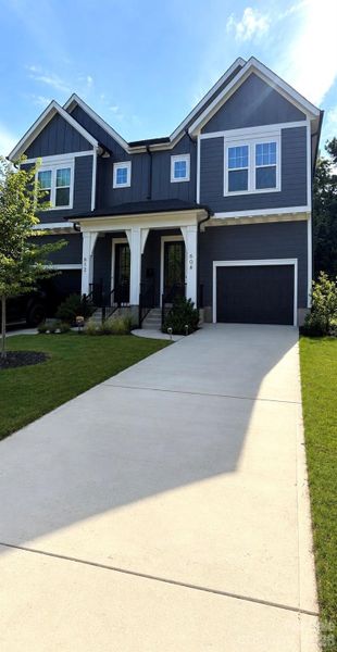 Front exterior of a new home in , Charlotte, NC, highlighting curb appeal (Image 24). Front exterior of a new home in , Charlotte, NC, highlighting curb appeal (Image 24).