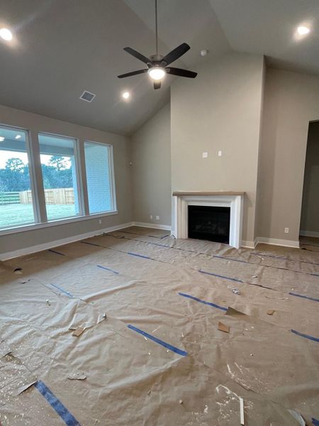 In-progress construction of a new home in Clopton Farms, Montgomery, TX (Image 3).