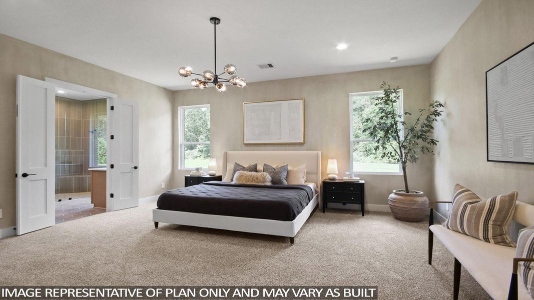Furnished interior view inside a new home in , Pinehurst (Image 8).