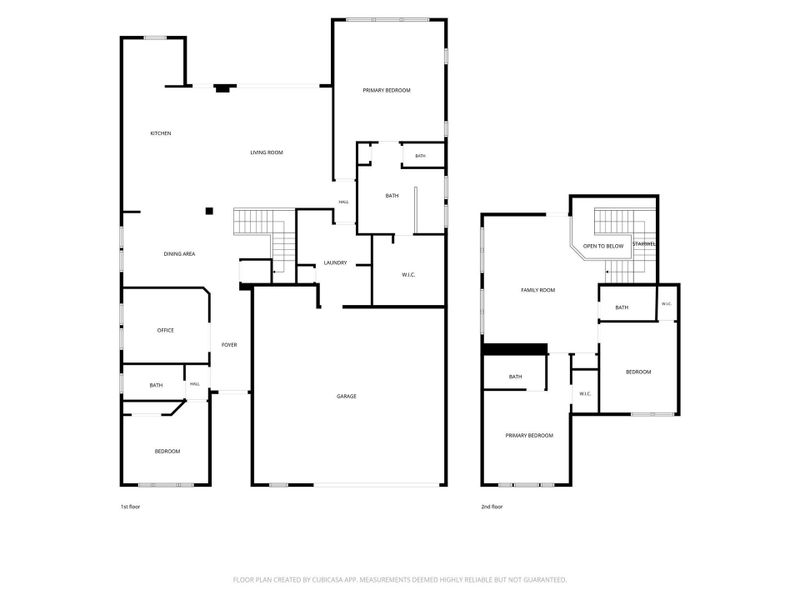 1st and 2nd floor, floorplan. Please check out the 3d tour!