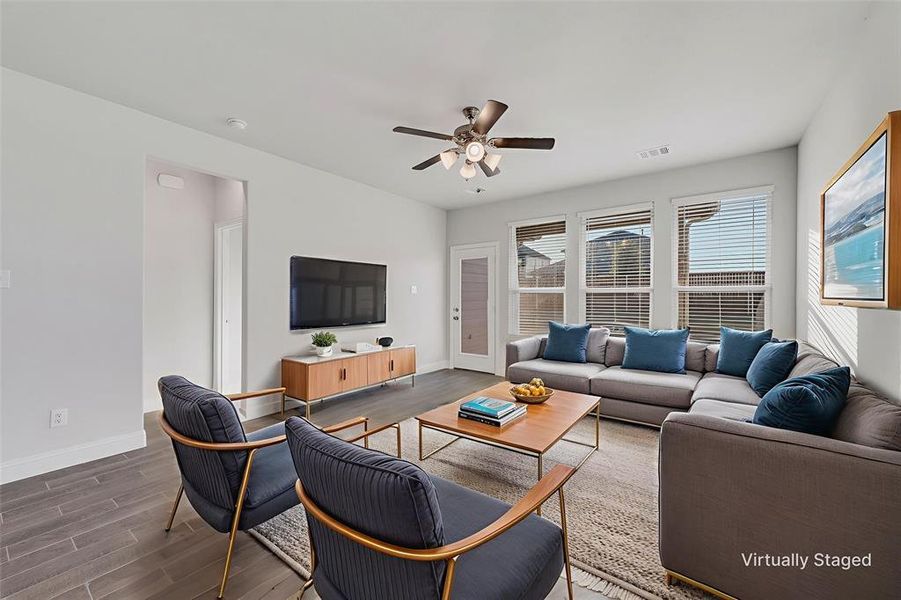 Furnished interior view inside a new home in Sicily, Princeton (Image 6).