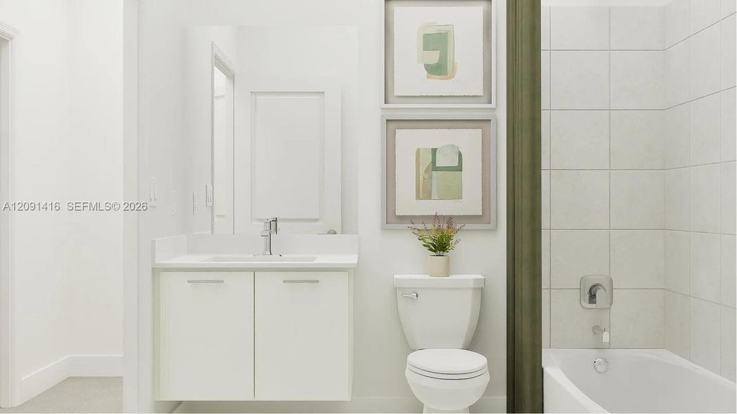 Furnished interior view inside a new home in Altessa at Wilton Manors, Wilton Manors (Image 14).