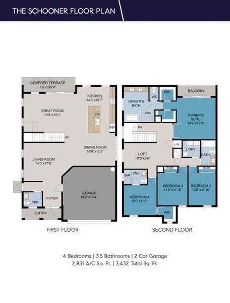 Schooner Floor Plan Schooner Floor Plan