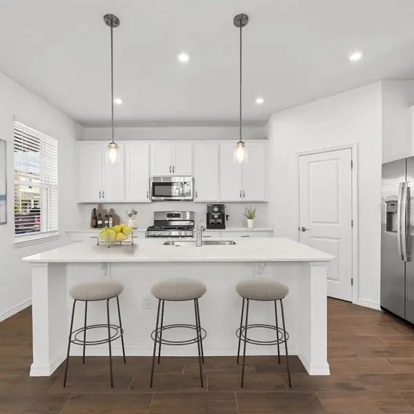 Furnished interior view inside a new home in Spring Walk at the Junction, Debary (Image 11).