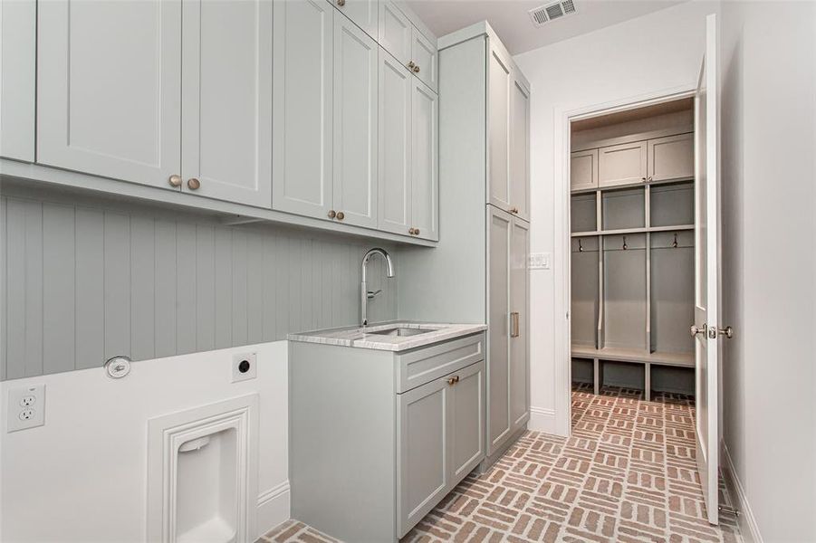 Lots of storage and space first floor off of kitchen