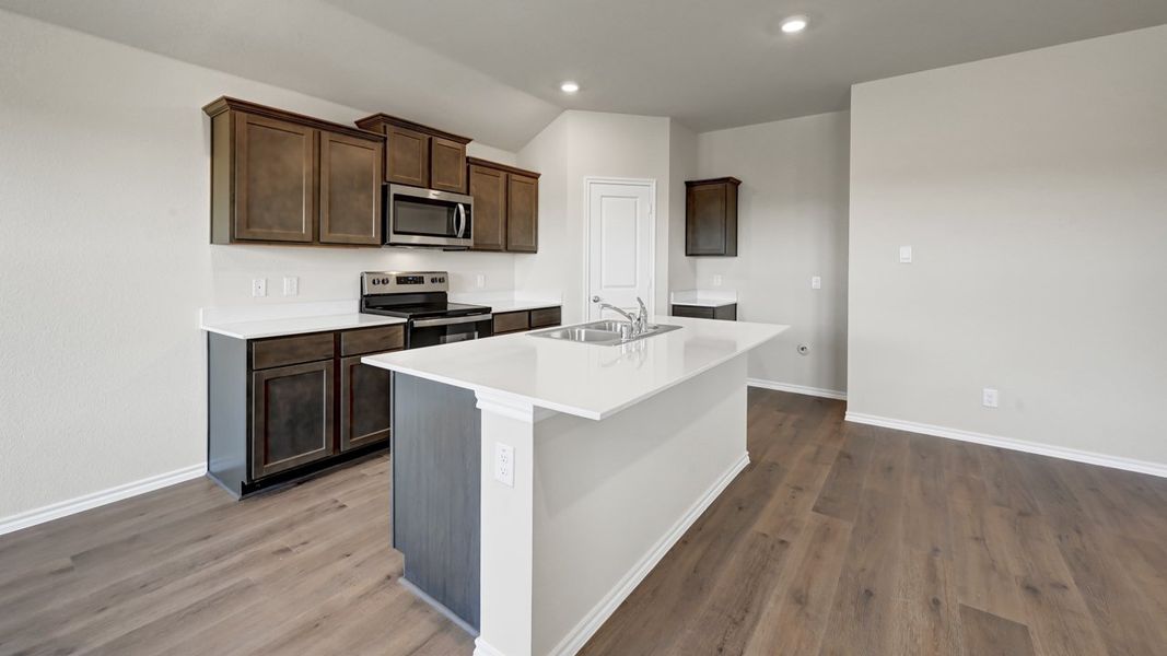 Furnished interior view inside a new home in Creeks at Burnett Trail, Canton (Image 6). Furnished interior view inside a new home in Creeks at Burnett Trail, Canton (Image 6).