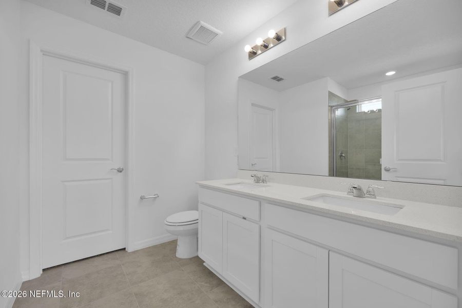 Furnished interior view inside a new home in Wells Landing, Jacksonville (Image 6).