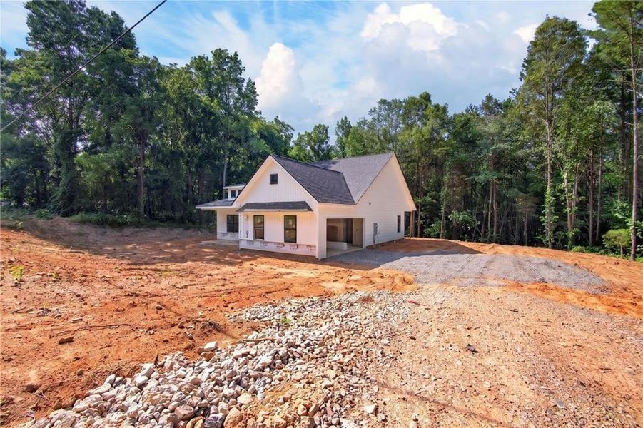 In-progress construction of a new home in , Silver Creek, GA (Image 34). In-progress construction of a new home in , Silver Creek, GA (Image 34).