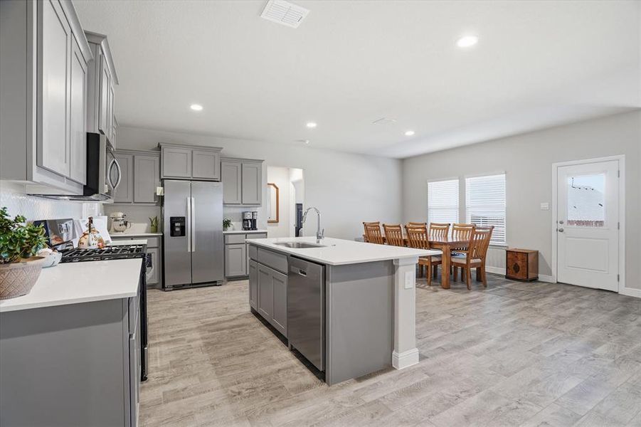 Furnished interior view inside a new home in Sandstone Estates, Granbury (Image 7).
