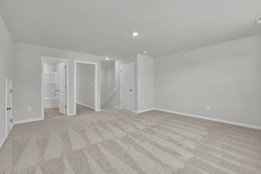 Spacious, unfurnished interior of a new home in River Tide Farms, Bolivia (Image 25).