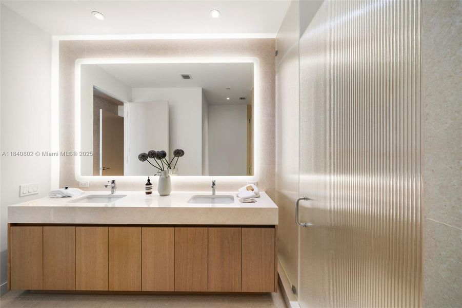 Furnished interior view inside a new home in , Miami Beach (Image 5).