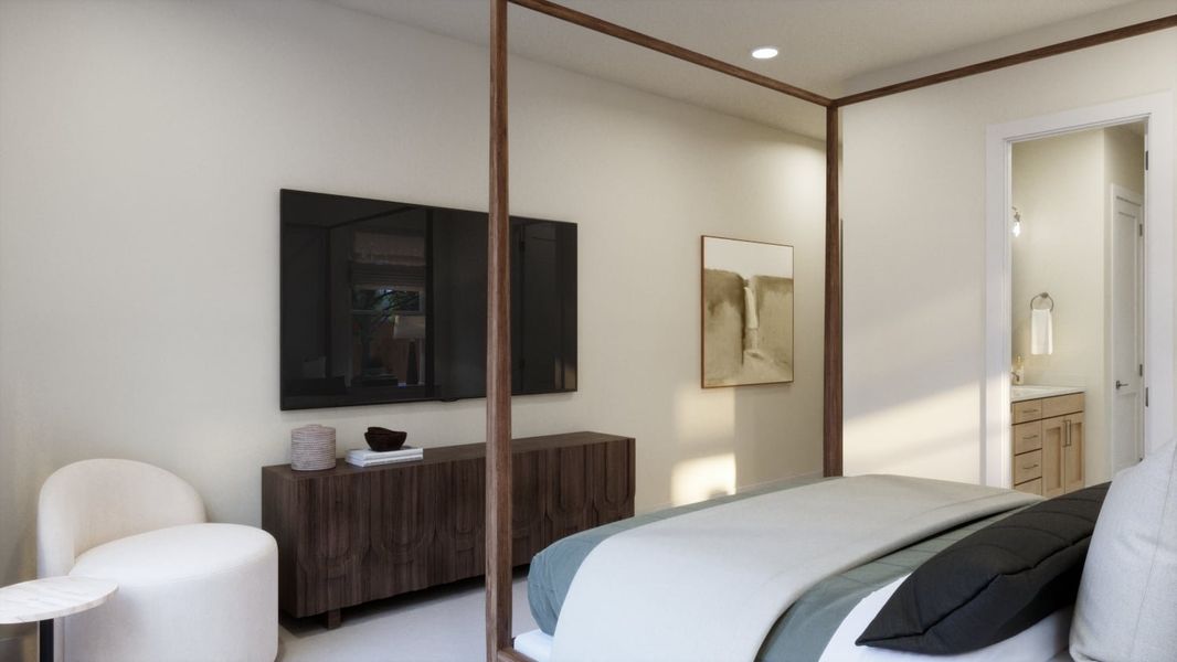 Representative furnished interior of a home built from the 4060 by Risewell Homes in Freedom at Anthem, Kyle (Image 12).