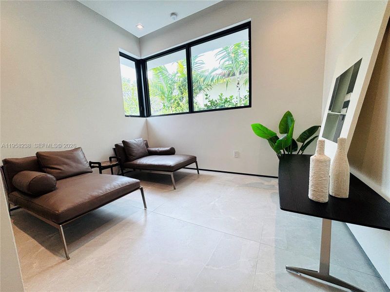 Furnished interior view inside a new home in , Miami Beach (Image 14).