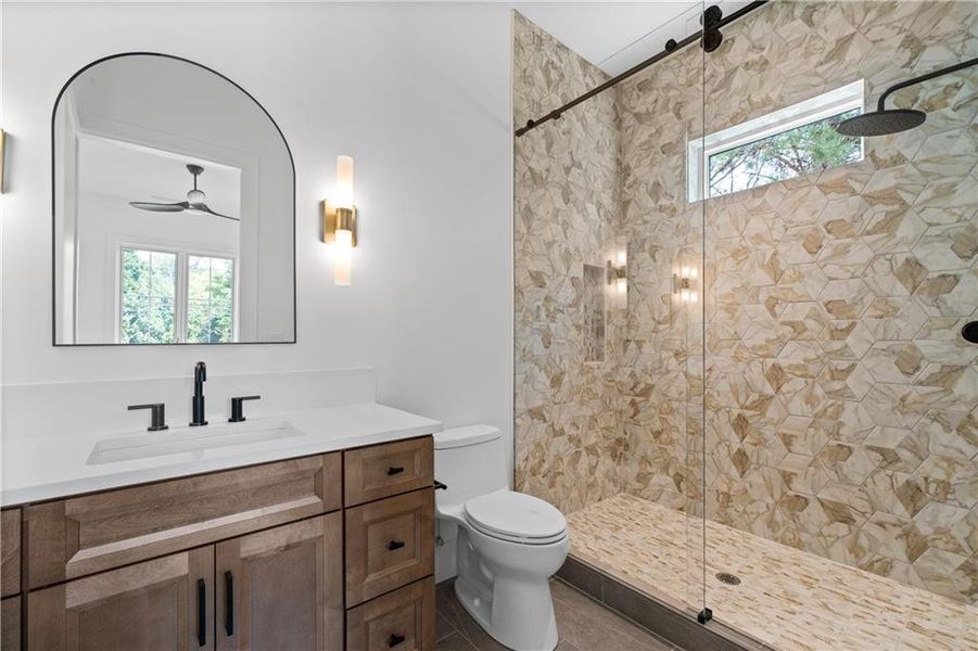 Furnished interior view inside a new home in , Marietta (Image 44).