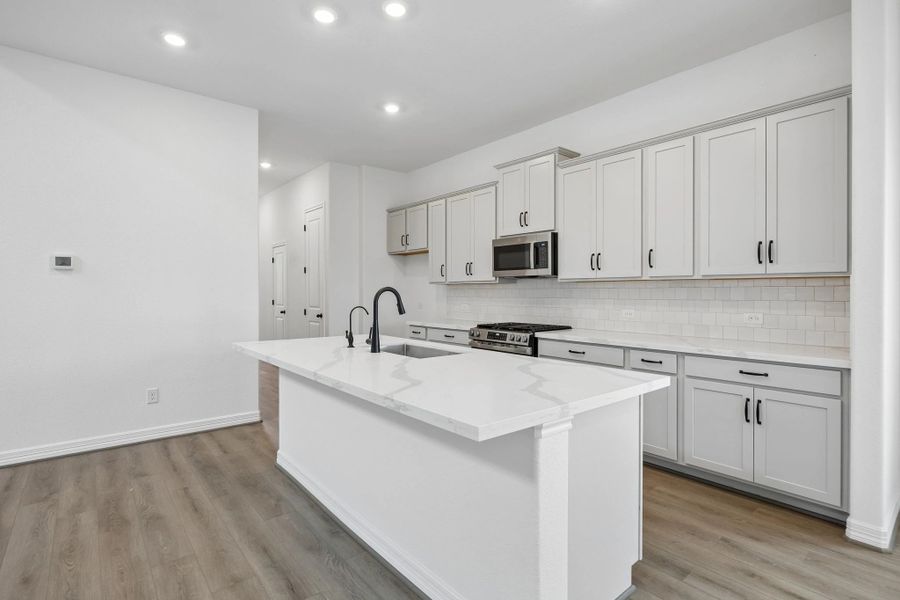 Furnished interior view inside a new home in Bergamo, Katy (Image 6).