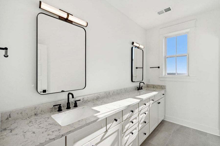Furnished interior view inside a new home in Overlook at Copahee Sound, Awendaw (Image 54).