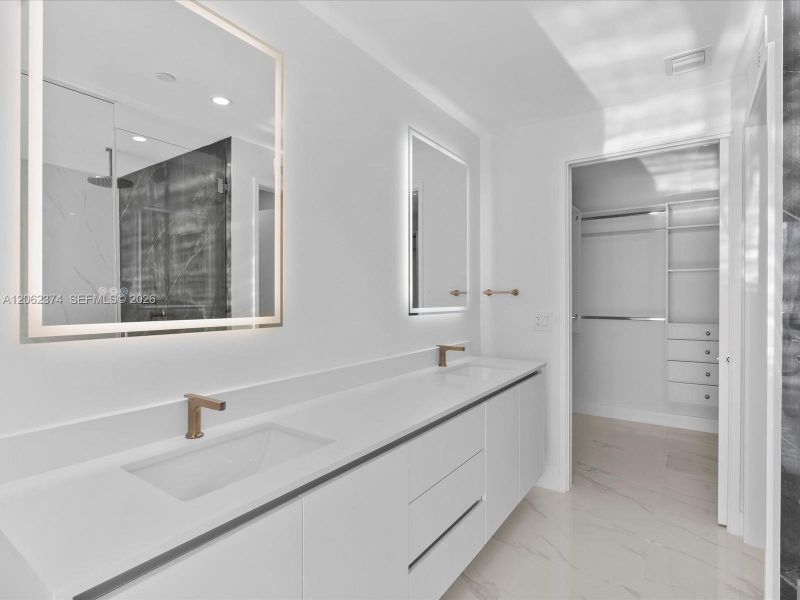Furnished interior view inside a new home in , Miami (Image 13).