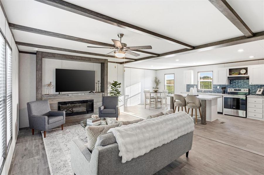 Furnished interior view inside a new home in , Alvarado (Image 3).